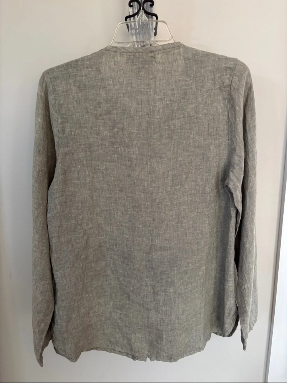 Flax NWOT Button-Down Linen Shirt - Picture 2 of 7